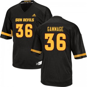 Men's Arizona State Sun Devils #36 Alijah Gammage Black High School Jerseys 369366-419