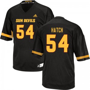 Men's Arizona State Sun Devils #54 Case Hatch Black Official Jerseys 337051-185