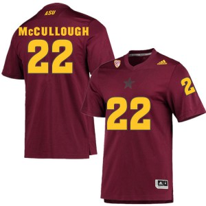 Men's Arizona State University #22 Caleb McCullough Maroon Stitch Jersey 730032-219