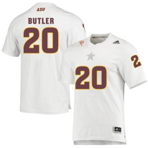 Men Arizona State University #20 Darien Butler White Alumni Jersey 491143-855