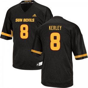 Mens Arizona State Sun Devils #8 Jordan Kerley Black College Jersey 600168-526