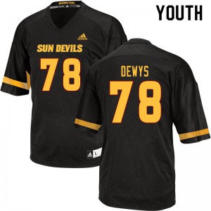 Youth Sun Devils #78 Roman DeWys Black University Jerseys 871766-655