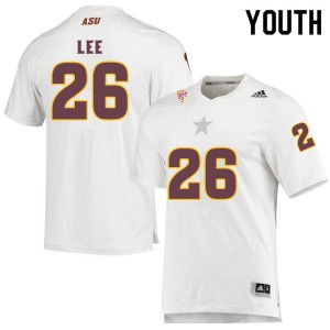 Youth Sun Devils #26 T Lee White Player Jersey 393607-987