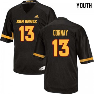 Youth Arizona State Sun Devils #13 Darien Cornay Black Alumni Jersey 547753-236