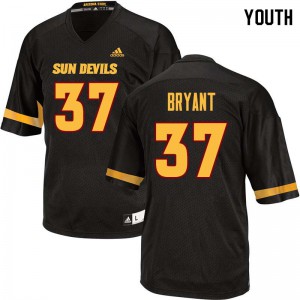 Youth Arizona State University #37 Joey Bryant Black Player Jersey 790231-177